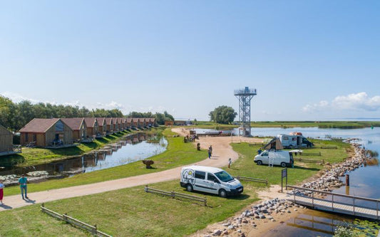 Drevernos kempingas prie Kuršių marių