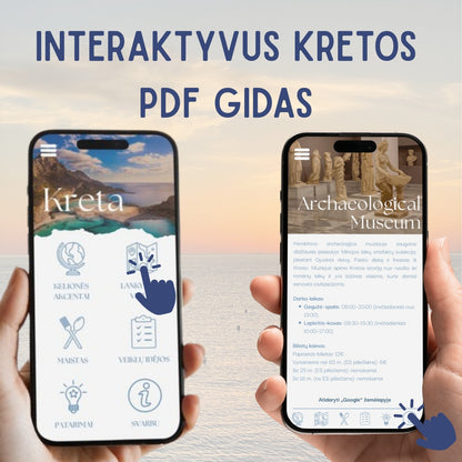 Interaktyvus Kretos PDF gidas ir žemėlapis