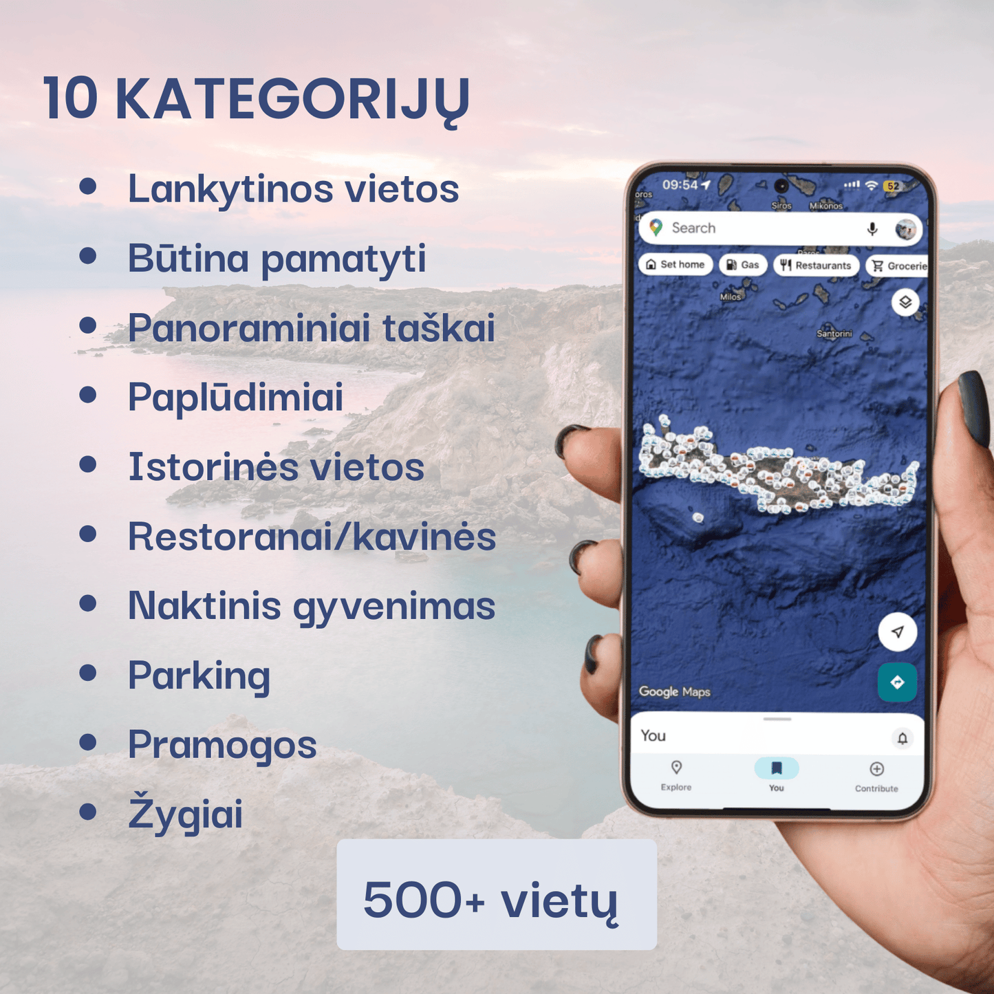 Interaktyvus Kretos PDF gidas ir žemėlapis