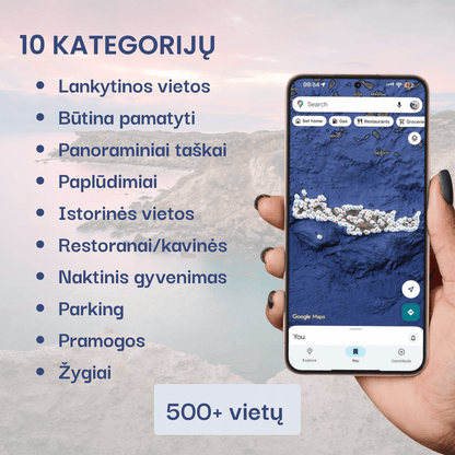 Interaktyvus Kretos PDF gidas ir žemėlapis