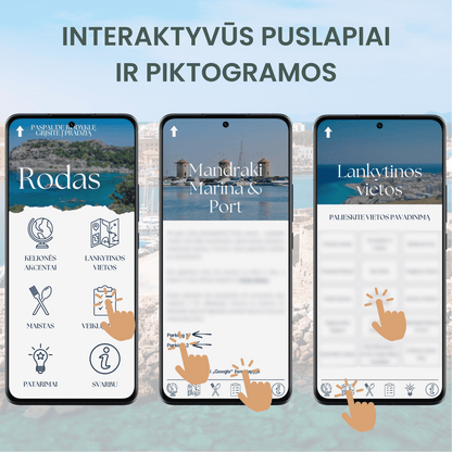 Interaktyvus Rodo PDF gidas ir žemėlapis