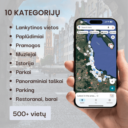 Interaktyvus Gdansko PDF gidas ir žemėlapis