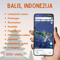 Balio lankytinų vietų žemėlapis