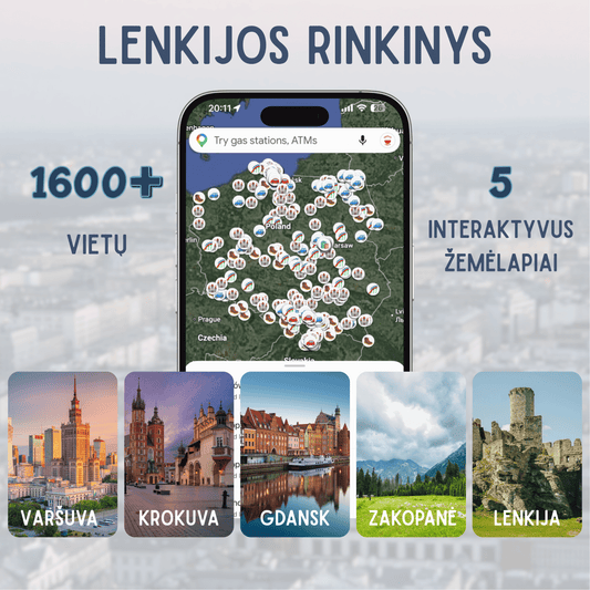 Lenkija lankytinos vietos rinkinys