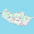 Madeira lankytinos vietos žemėlapis