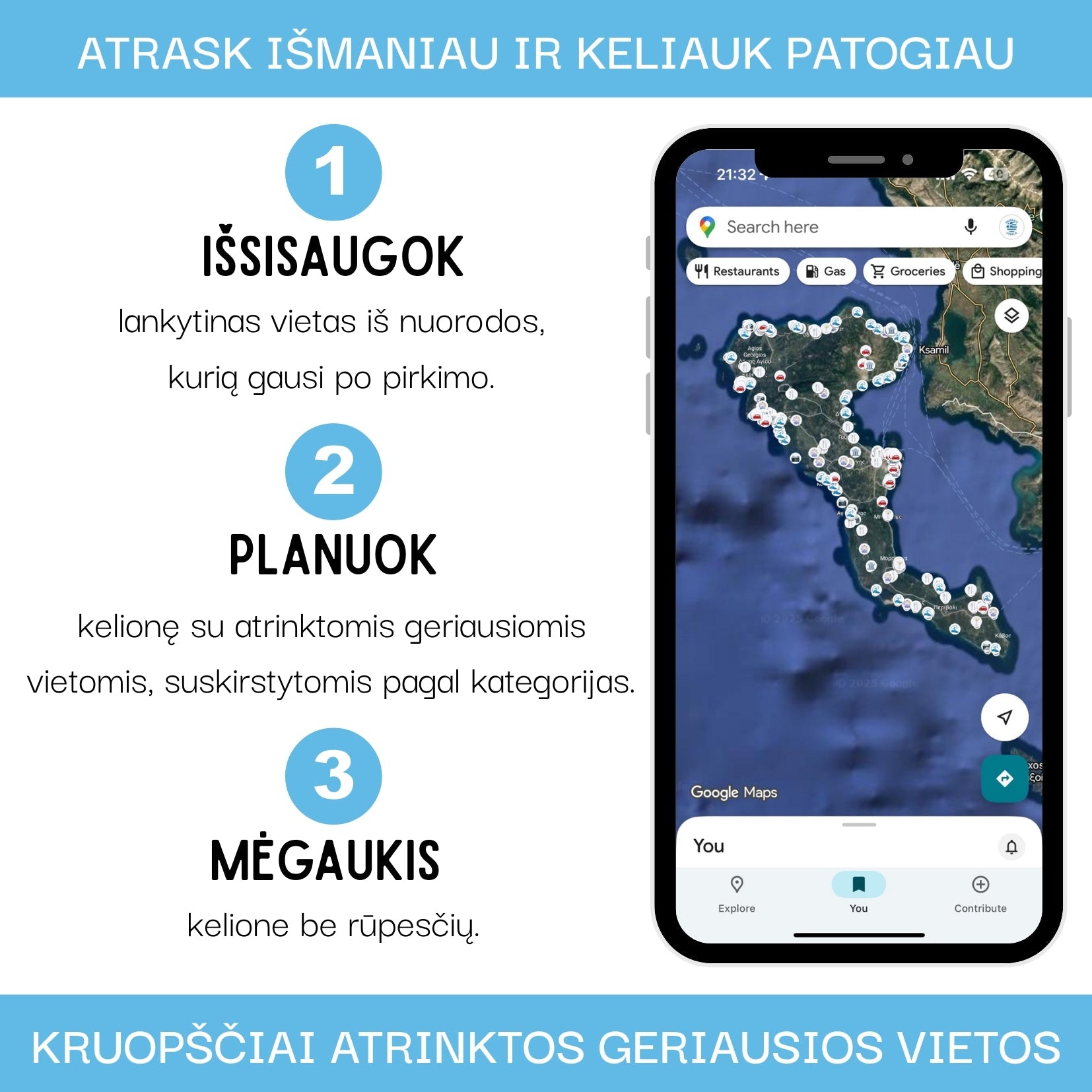 Corfu Tourist Map - Maps by Ema