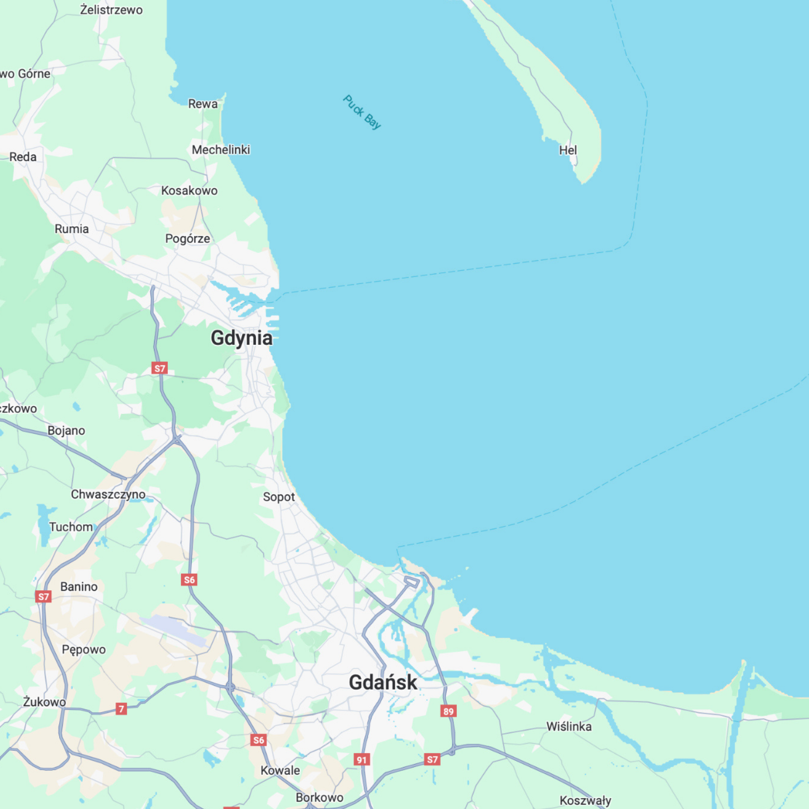 Gdansko lankytinų vietų žemėlapis žemėlapis prieš