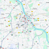 Varšuvos lankytinų vietų Google Maps žemėlapio peržiūra