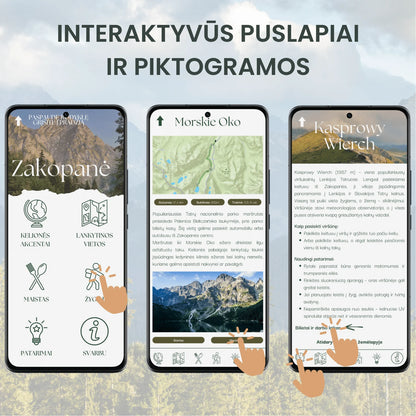 Zakopanės PDF gido puslapio pavyzdys 2