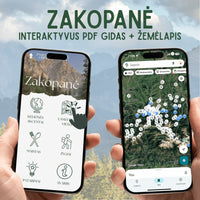 Interaktyvus Zakopanės PDF gidas ir žemėlapis – pagrindinis produkto viršelis
